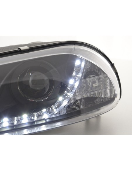 Faro Daylight LED DRL look Alfa Romeo 156 tipo 932 98-02 nero