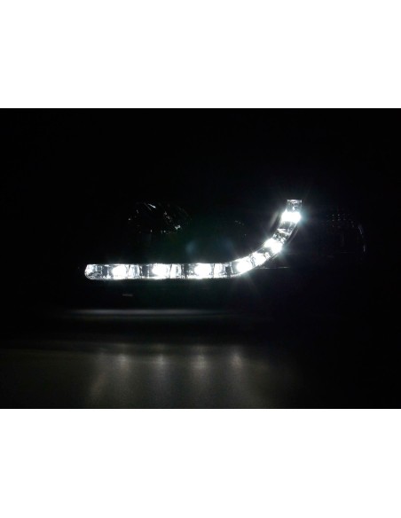 Faro diurno Luci di marcia diurna a LED Audi A3 tipo 8L 96-00 nero