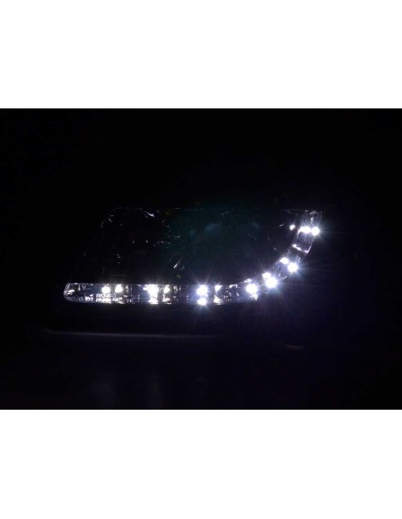 Faro Daylight LED DRL look Audi A3 tipo 8L 96-00 cromato