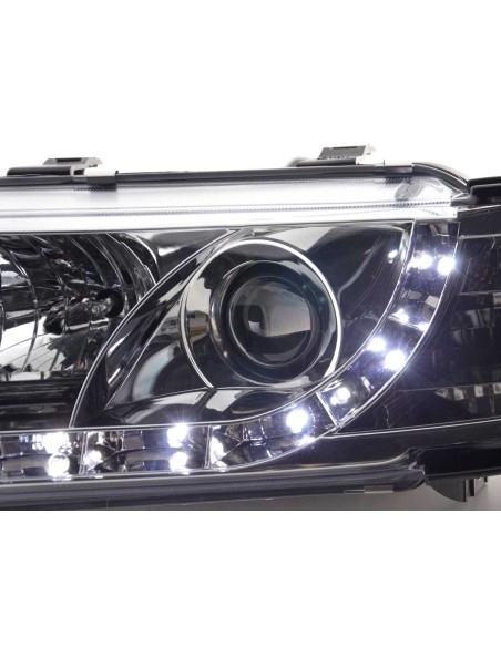 Faro Daylight LED DRL look Audi A3 tipo 8L 96-00 cromato