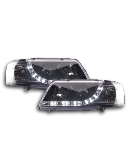 Faro Daylight LED DRL look Audi A3 tipo 8L 96-00 nero