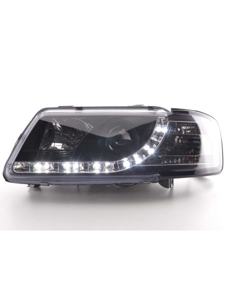 Faro Daylight LED DRL look Audi A3 tipo 8L 96-00 nero