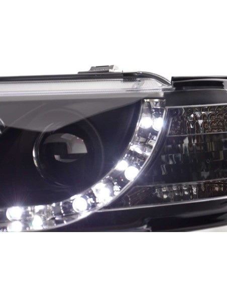 Faro Daylight LED DRL look Audi A3 tipo 8L 96-00 nero