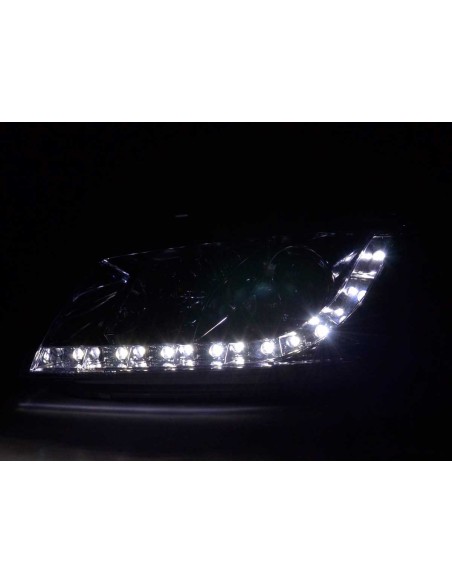 Faro Daylight LED DRL look Audi A3 tipo 8P 03-07 cromato