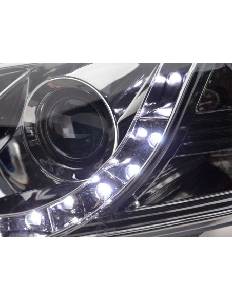 Faro Daylight LED DRL look Audi A3 tipo 8P 03-07 cromato