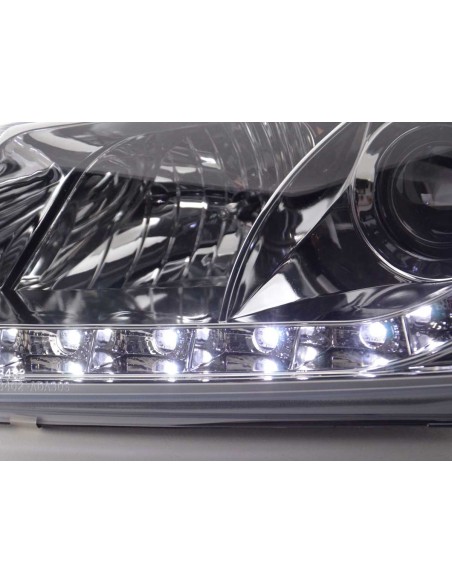 Faro Daylight LED DRL look Audi A3 tipo 8P 03-07 cromato