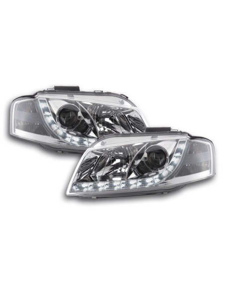 Faro diurno Luci di marcia diurna a LED Audi A3 tipo 8P 03-08 cromato