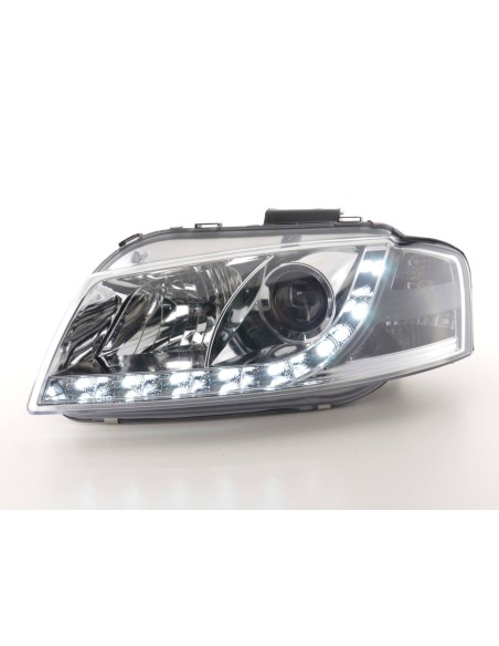 Faro diurno Luci di marcia diurna a LED Audi A3 tipo 8P 03-08 cromato