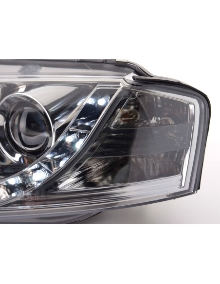 Faro diurno Luci di marcia diurna a LED Audi A3 tipo 8P 03-08 cromato