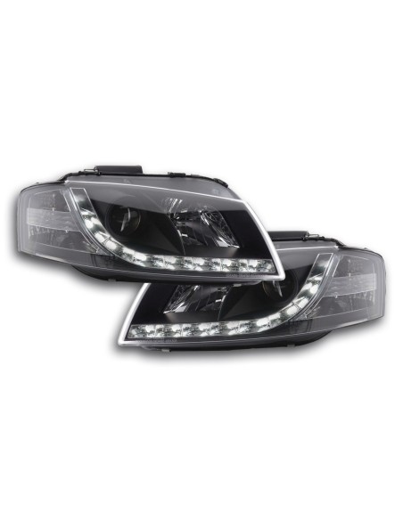 Faro diurno Luci di marcia diurna a LED Audi A3 tipo 8P 03-08 nero