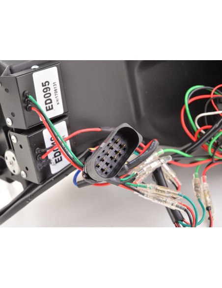 Faro diurno Luci di marcia diurna a LED VW Golf 6 08-12 nero