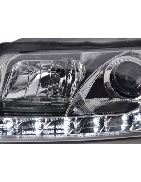 Faro Daylight Luci di marcia diurna a LED Audi A4 tipo 8E 01-04 cromato