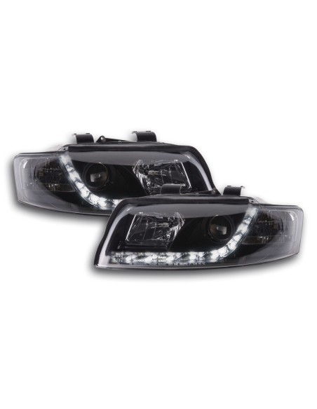Faro diurno Luci di marcia diurna a LED Audi A4 tipo 8E 01-04 nero