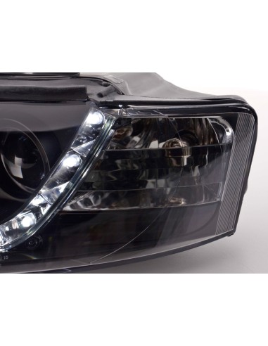 Faro diurno Luci di marcia diurna a LED Audi A4 tipo 8E 01-04 nero