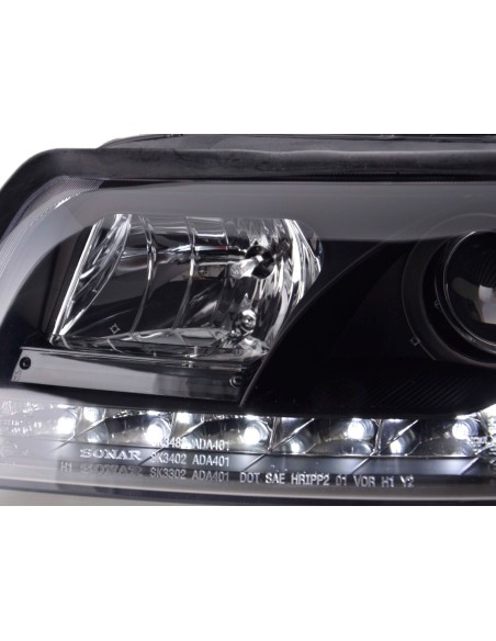 Faro diurno Luci di marcia diurna a LED Audi A4 tipo 8E 01-04 nero