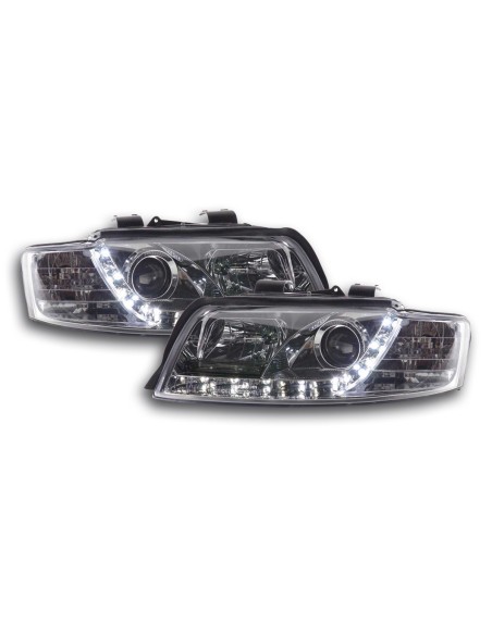 Faro Daylight LED DRL look Audi A4 tipo 8E 01-04 cromato