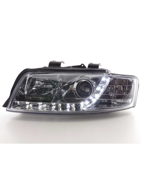 Faro Daylight LED DRL look Audi A4 tipo 8E 01-04 cromato