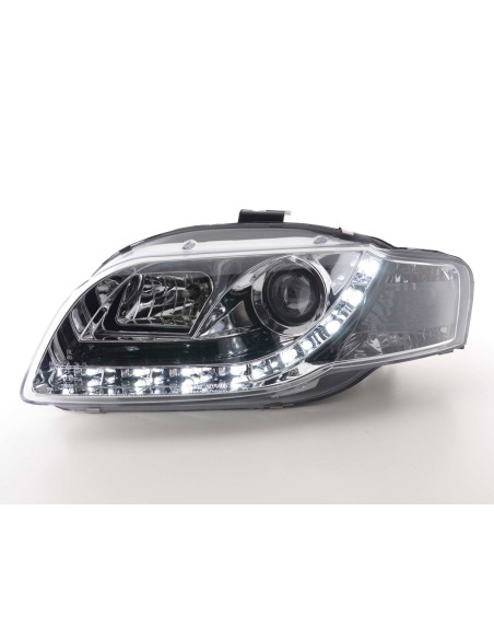 Faro Daylight Luci di marcia diurna a LED Audi A4 tipo 8E 04-08 cromato