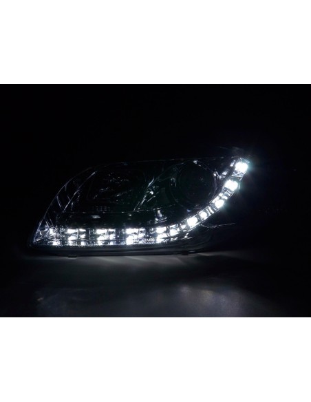 Faro Daylight Luci di marcia diurna a LED Audi A4 tipo 8E 04-08 cromato