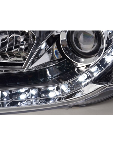 Faro Daylight Luci di marcia diurna a LED Audi A4 tipo 8E 04-08 cromato