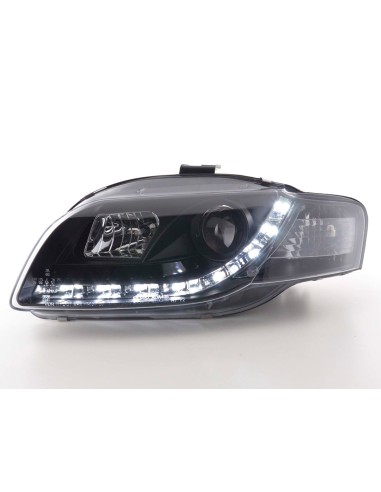 Faro diurno Luci di marcia diurna a LED Audi A4 tipo 8E 04-08 nero
