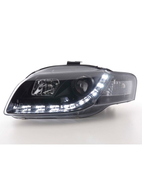 Faro diurno Luci di marcia diurna a LED Audi A4 tipo 8E 04-08 nero