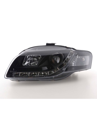Faro diurno Luci di marcia diurna a LED Audi A4 tipo 8E 04-08 nero