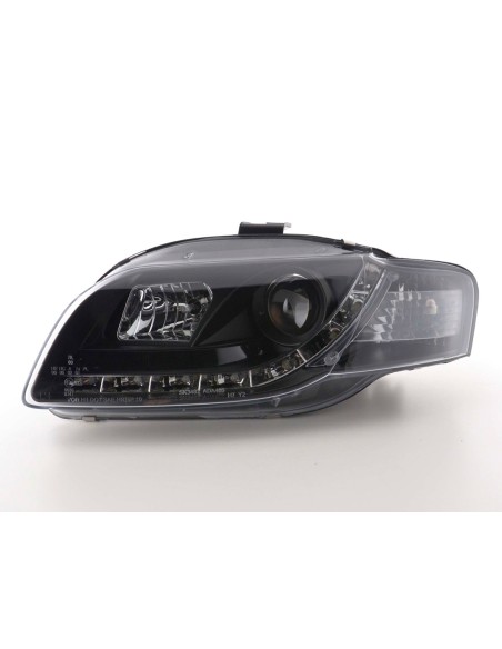 Faro diurno Luci di marcia diurna a LED Audi A4 tipo 8E 04-08 nero