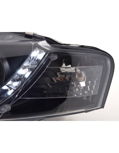 Faro diurno Luci di marcia diurna a LED Audi A4 tipo 8E 04-08 nero