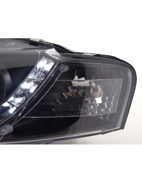 Faro diurno Luci di marcia diurna a LED Audi A4 tipo 8E 04-08 nero