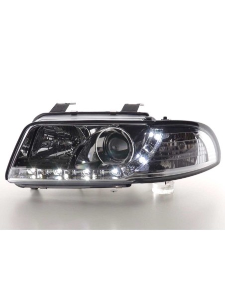 Faro Daylight LED DRL look Audi A4 tipo B5 95-99 cromato