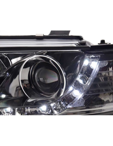 Faro Daylight LED DRL look Audi A4 tipo B5 95-99 cromato