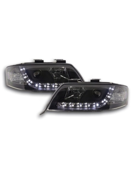 Faro Daylight LED DRL look Audi A6 tipo 4B 97-01 nero