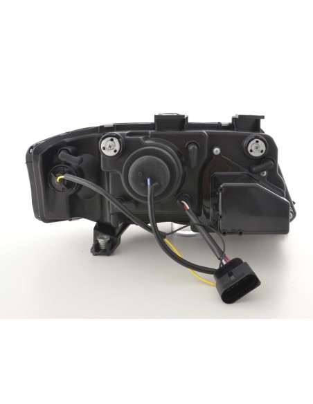 Faro Daylight LED DRL look Audi A6 tipo 4B 97-01 nero