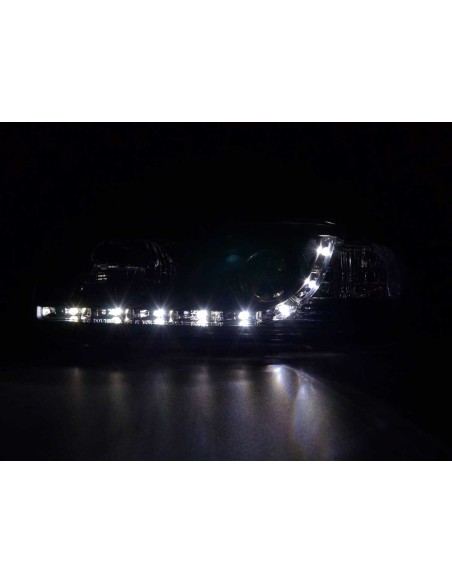 Faro Daylight LED DRL look BMW Serie 3 Limo tipo E36 92-98 nero