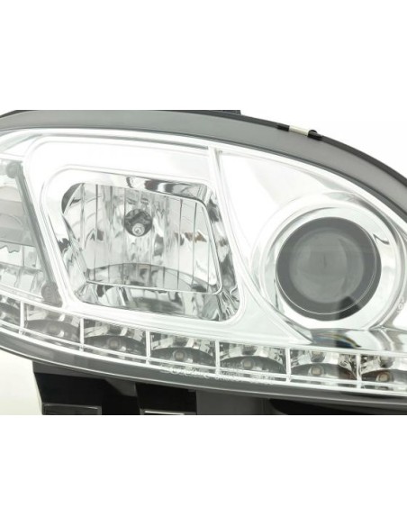 Daylight faro LED DRL look Citroen Saxo 00-02 cromato