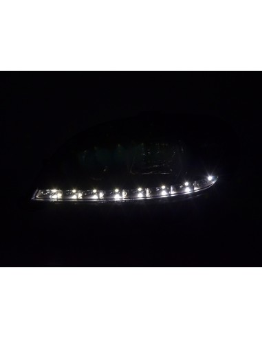 Daylight faro LED DRL look Citroen Saxo 00-02 nero