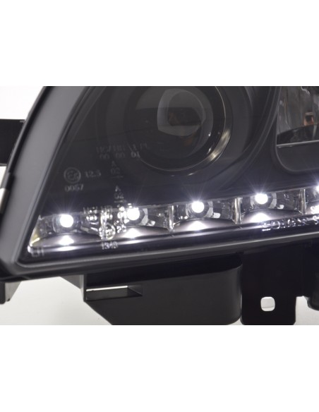 Daylight faro LED DRL look Citroen Saxo 00-02 nero