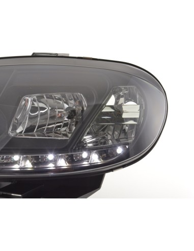 Daylight faro LED DRL look Citroen Saxo 00-02 nero