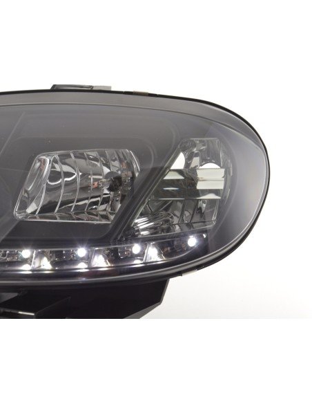 Daylight faro LED DRL look Citroen Saxo 00-02 nero