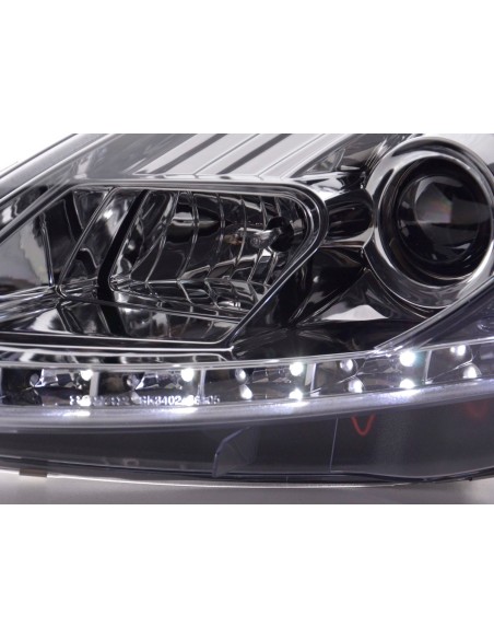Faro Daylight LED DRL look Fiat Grande Punto tipo 199 08- cromato
