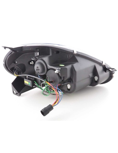 Faro Daylight LED DRL look Fiat Grande Punto tipo 199 08- nero