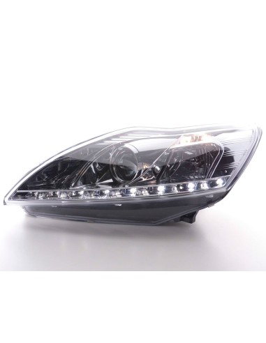 Daylight faro LED DRL look Ford Focus 3/5 porte. 08- cromato