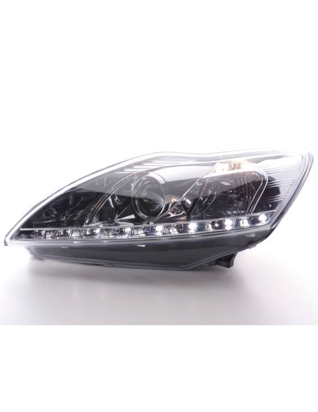 Daylight faro LED DRL look Ford Focus 3/5 porte. 08- cromato