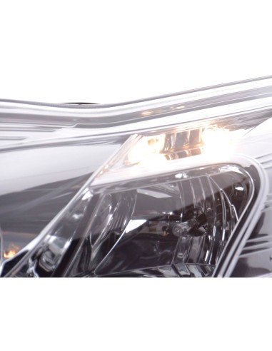 Daylight faro LED DRL look Ford Focus 3/5 porte. 08- cromato