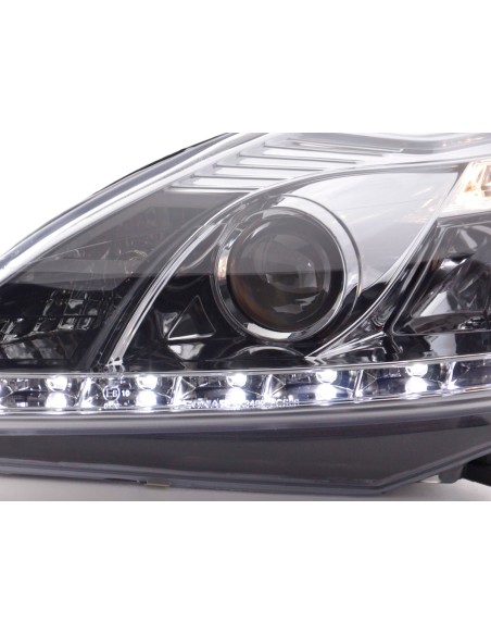 Daylight faro LED DRL look Ford Focus 3/5 porte. 08- cromato