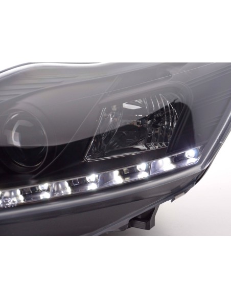 Daylight faro LED DRL look Ford Focus 3/5 porte. 08 Nero