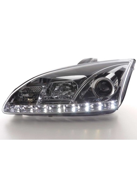 Daylight faro LED DRL look Ford Focus 4/5 porte. 05-08 cromato