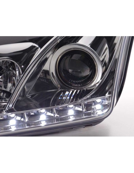 Daylight faro LED DRL look Ford Focus 4/5 porte. 05-08 cromato