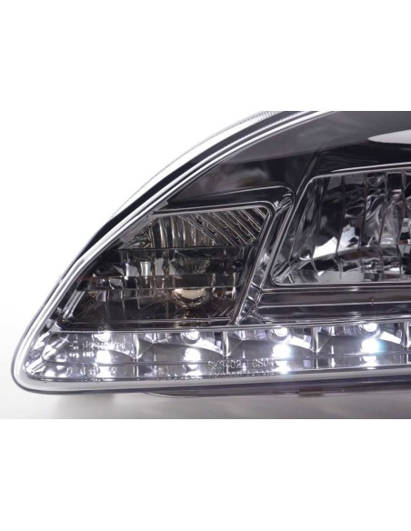 Daylight faro LED DRL look Ford Focus 4/5 porte. 05-08 cromato